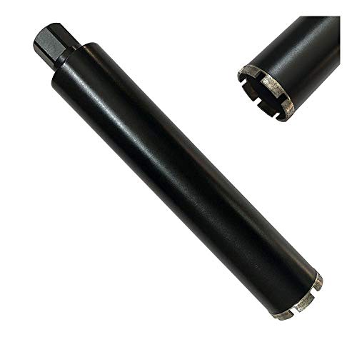 Fraise suprême humide pour béton armé de diamètre 7,6 cm fileté 1-1/4 pouce