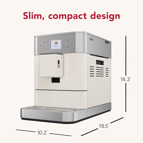 KitchenAid Fully Automatic Espresso Machine KF6, KES8556PL, Porcelain White - Image 3