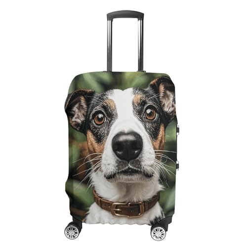 Luggage Covers for Suitcase Travel Luggage Cover Suitcase Protector Selfie Dog Elastic Suitcase Cover Washable Baggage Covers Fit 19-32 Inch Luggage S