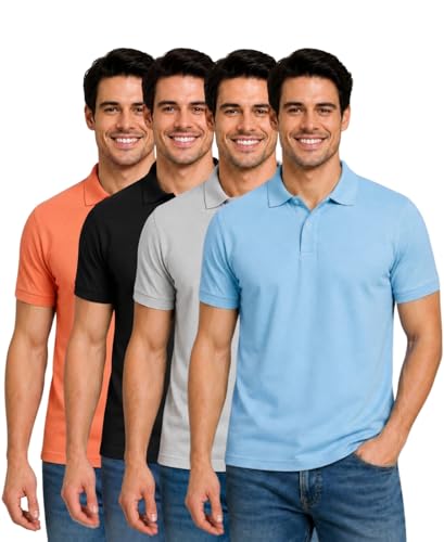 Image of INKKR Men's Polo Neck T-Shirt Combo