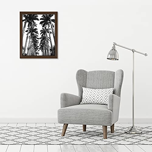Americanflat 22x28 Poster Frame with Polished Plexiglass - Wide Picture Frames Made of Engineered Wood for Vertical or Horizontal Wall Display - Epic Collection - Walnut
