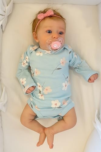Muñeca Reborn Bebé Felicia 43 cm Cuerpo Suave Con Peso miniatura 1