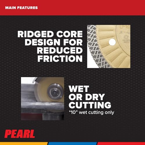 Image of PEARL ABRASIVE CO. P5 Thin Mesh Turbo Blade 4 inch 5 /8 inch-20mm-7 /8 Arbor
