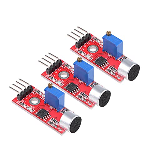 Tool parts Microphone Sound Sensor Voice Detection Module W Digital And Analog Output 3pcs