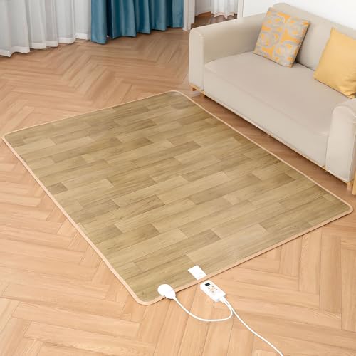 Tapis de sol chauffant enroulable avec température réglable pour maison