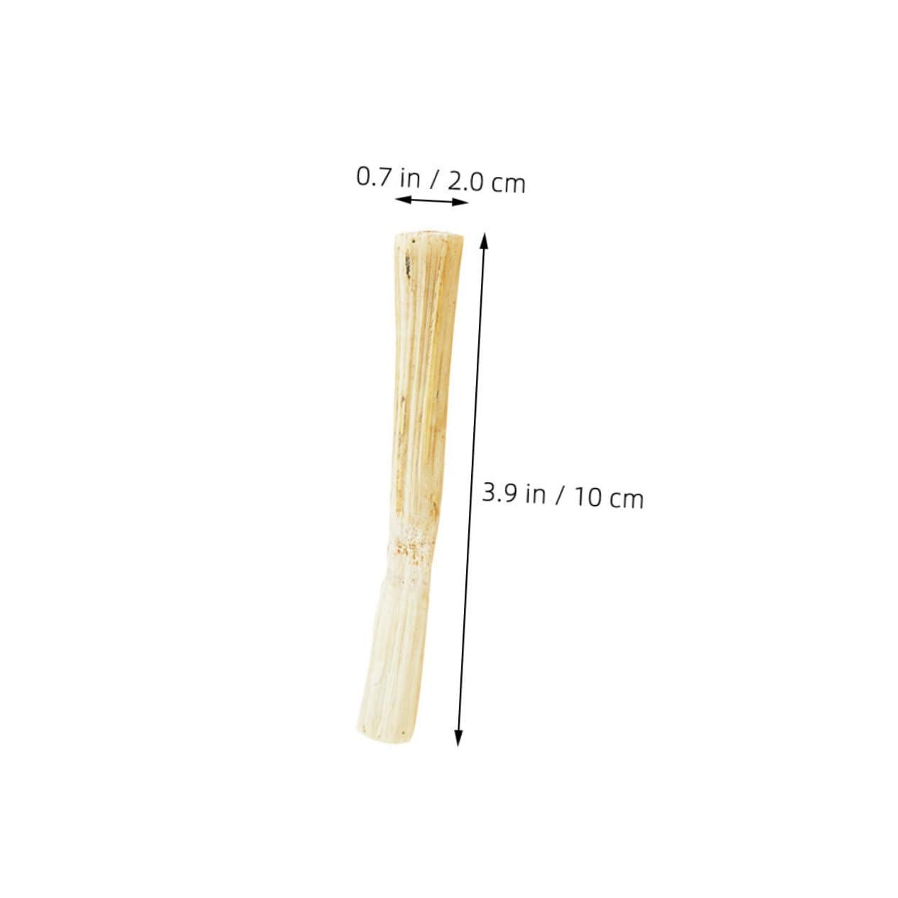 Hohopeti Bâtonnets à Mâcher Bambou Naturel pour Rongeurs Jouets Dentaires pour Chinchillas Cobayes et Hamsters Favorise la Croissance Dentaire Saine et Stimule Mentalement Les Petits
