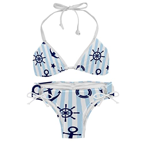 Bikini Anchor and Rudders ensemble maillot deux pièces femme