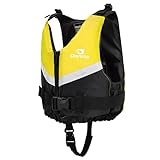 Sicurezza - Questo giubbotto galleggiante è conforme alla norma di sicurezza EN ISO 12402-5, è ulteriormente fissato con una cinghia regolabile del cavallo, il gilet da bagno assicura una vestibilità sicura e confortevole, impedendo alla giacca di salire durante le attività acquatiche. Questa caratteristica aggiuntiva migliora la sicurezza e il comfort per Junior adolescente.