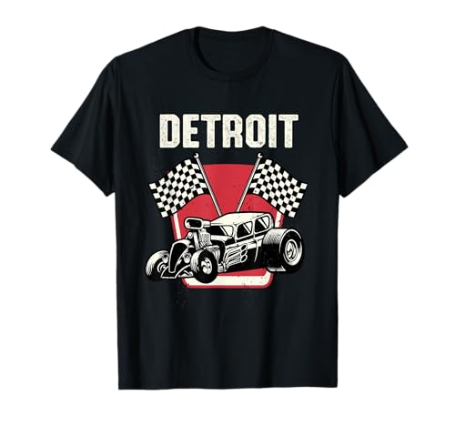 Detroit Cruise Motor City Woodward Hot Rod T-Shirt