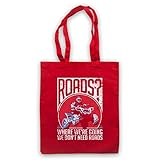 My Icon Art & Clothing Where We're Going We Don't Need Roads Quad Biking UTV ATV Tote Bag, Red