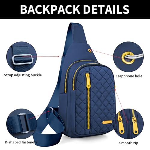 Image of Aisijimo Small Sling Bag For Women Men Casual Crossbody Sling Backpack | Small