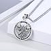 AOSAIB Phoenix Necklace 925 Sterling Silver Oxidized vintage Celtics Necklace Phoenix Rising Crystal Necklace Pendant Phoenix Charm Jewelry Gifts for Women Men