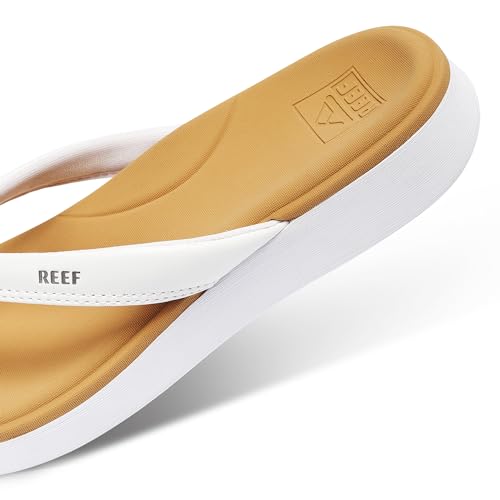 Reef Cushion Cloud, Chanclas Mujer, Blanco Tostado, 37.5 EU