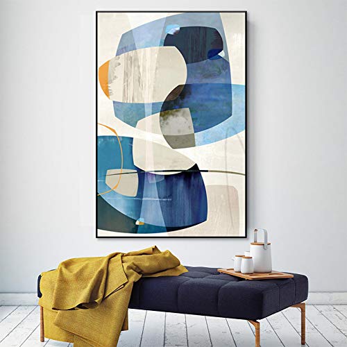 Impression photo art mural abstrait premium vintage géométrique