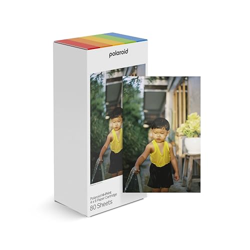 Polaroid - Hi Print 4x6 (10x15cm) - Cartucho de papel - 80 hojas