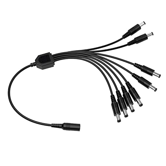 QBM DC 1 Female to 8 Male Output Power Splitter Cable Y Adapter for CCTV Accessories (1 Dc Female to 8 Dc Male) (B0BJTZMXLY) Amazon Price History, Amazon Price Tracker