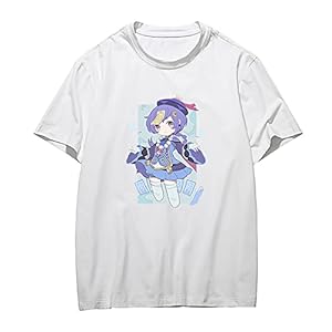 xrbanime Genshin Impact Qiqi Hoodie T-Shirts Top Qiqi Cosplay Kleding Trui Game Genshin Impact Cosplay Sweatshirts…