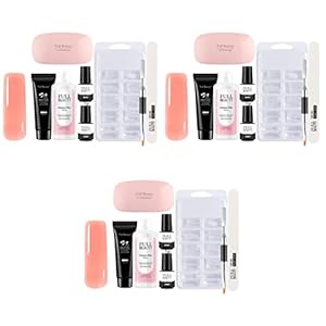 Beaupretty 3 Sets Manicure Tools Set Gel Extension Nail Kit Manicure Nail Art Lamp Nail Decor Kit Nails Gel Manicure Tools Professional Nail Art Tool Cosmetic Accessories Plastic