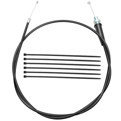 YOXUFA 50 inch Mini Bike Throttle Cable Replacement for Coleman CT200U CT200U-EX BT200X CT100U Baja Warrior MB200 Doodle Bug DB30 Motovox Mbx10 Predator 79cc 196cc 212cc 6.5hp Engine Minibike Parts