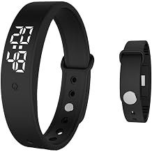 Vibration Alarm Clock Bracelet Silent Vibration Alarm Bracelet Vibration Alarm Reminder for Children Adults Potty Training Watch Drinking Reminder Pill Reminders