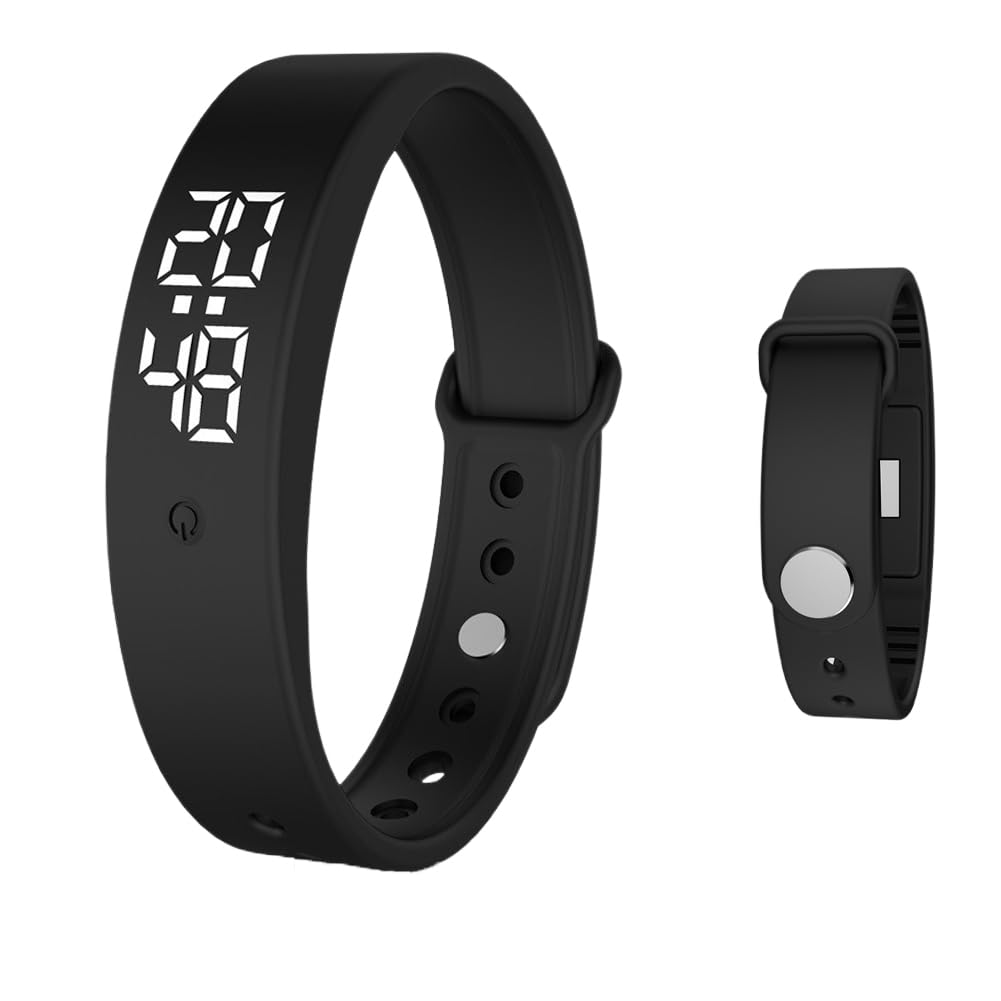Réveil à Vibration en Bracelet, Réveil Silencieux pour Enfants et Adultes, Montre de Dressage Pot, Rappel de Boisson, Rappel de Médicament