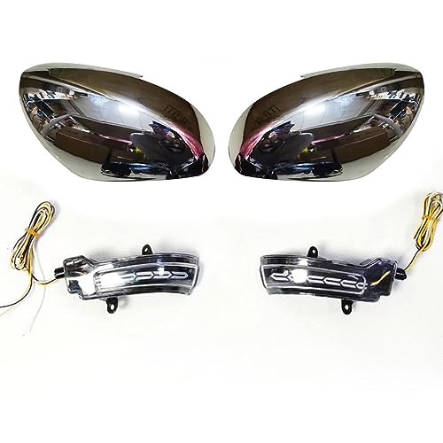 BAKUGO 2 Peças Led Dinâmicas Do Sinal De Mudança De Direção Da Luz Do Espelho Retrovisor Lateral Da