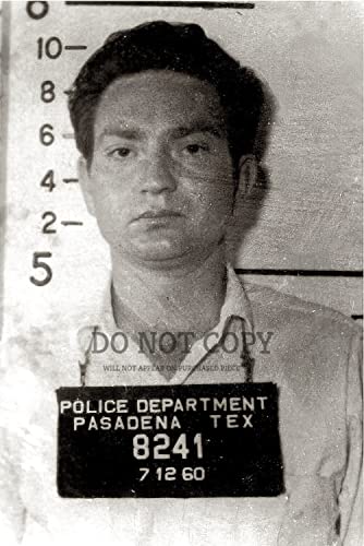 Photo de Willie Nelson Mugshot 28 x 40 cm tirage argentique historique