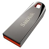 Diseño elegante y moderno SanDisk SDCZ71 - Memoria USB 2.0 de 16 GB, color Plateado