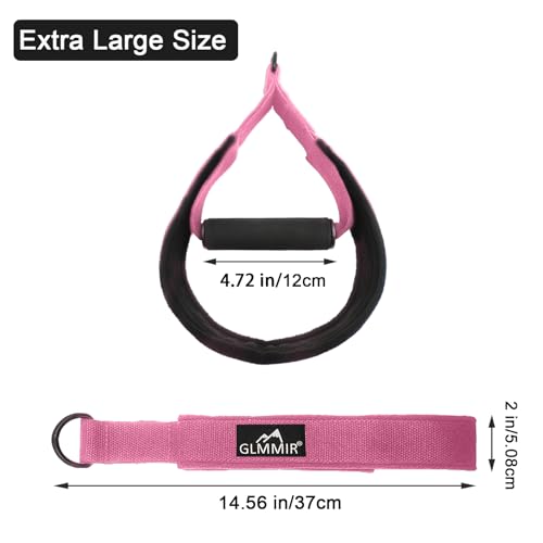 pilates double loop straps for pilates reformer fitness metal d ring straps handle pilate accessories yoga wristbands exercise straps for gym home workout 2pcs