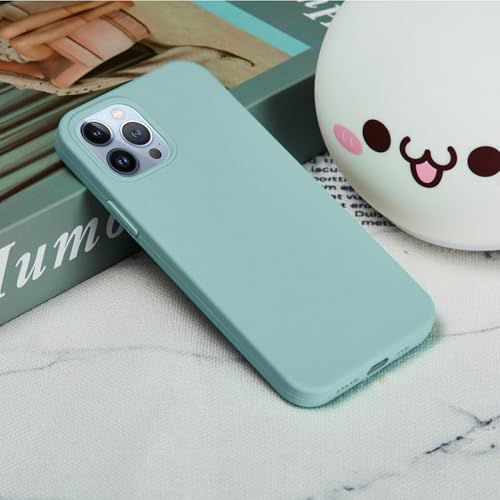 Image of ArmourPro Silicone Back Case for iPhone 15 Pro Max Soft-Touch Case | Summer Green