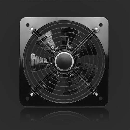 Ventilador de extracción de 10 pulgadas para cocina, sin necesidad de taladrar, potente y de tipo ventana miniatura 5