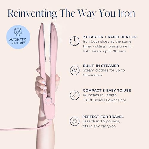 Image of Nori Press Travel Steam Iron - Handheld Iron -weights 1.4 pounds