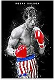 Sunsightly Rocky Balboa Leinwanddruck - Boxing Outfit - Leinwanddruck - Kein Rahmenes Modernes Wohnzimmer Wanddekoration