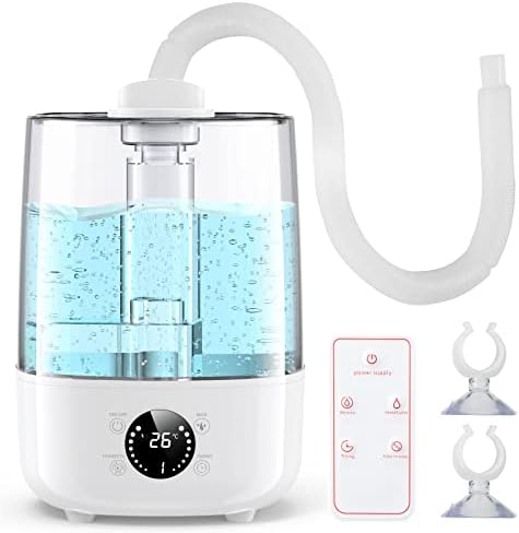 Reptile Fogger Mister 玻璃容器加湿器:顶部填充自动喷雾器,带 4 升水箱,智能雾化机适用于爬行动物两栖动物/蛇/植物/品种/苔藓