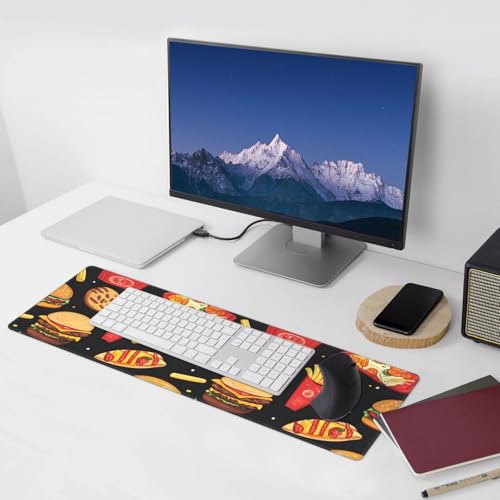 Tapis de souris de jeu imprimé burger idéal pour un setup de bureau fun - 6