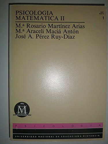 Psicologia matematica ii. formulario