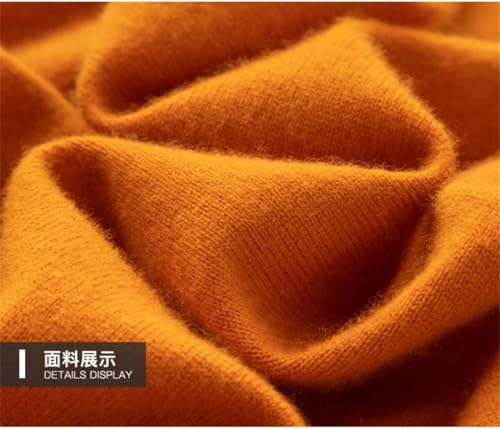 Men Loose Slim Fit Casual Sweater Semi-High Collar Sweater Men's Long Sleeve Knitted Pullovers Jumper3