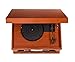 Crosley CR42D-PA Lancaster 3-Speed Turntable with Radio, CD/Cassette Player, Aux-in and Bluetooth, Paprika