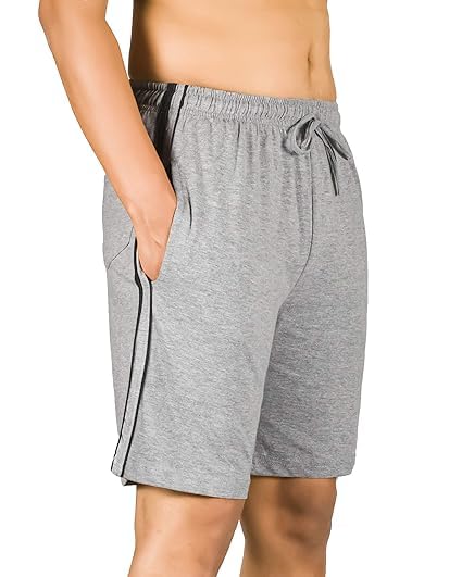 Image of ONE STREET Cotton Half Pant for Men with Chain Pocket