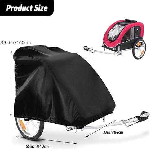 Capa para trailer de bicicleta para cães, capa para trailer de bicicleta infantil | Capa para traile