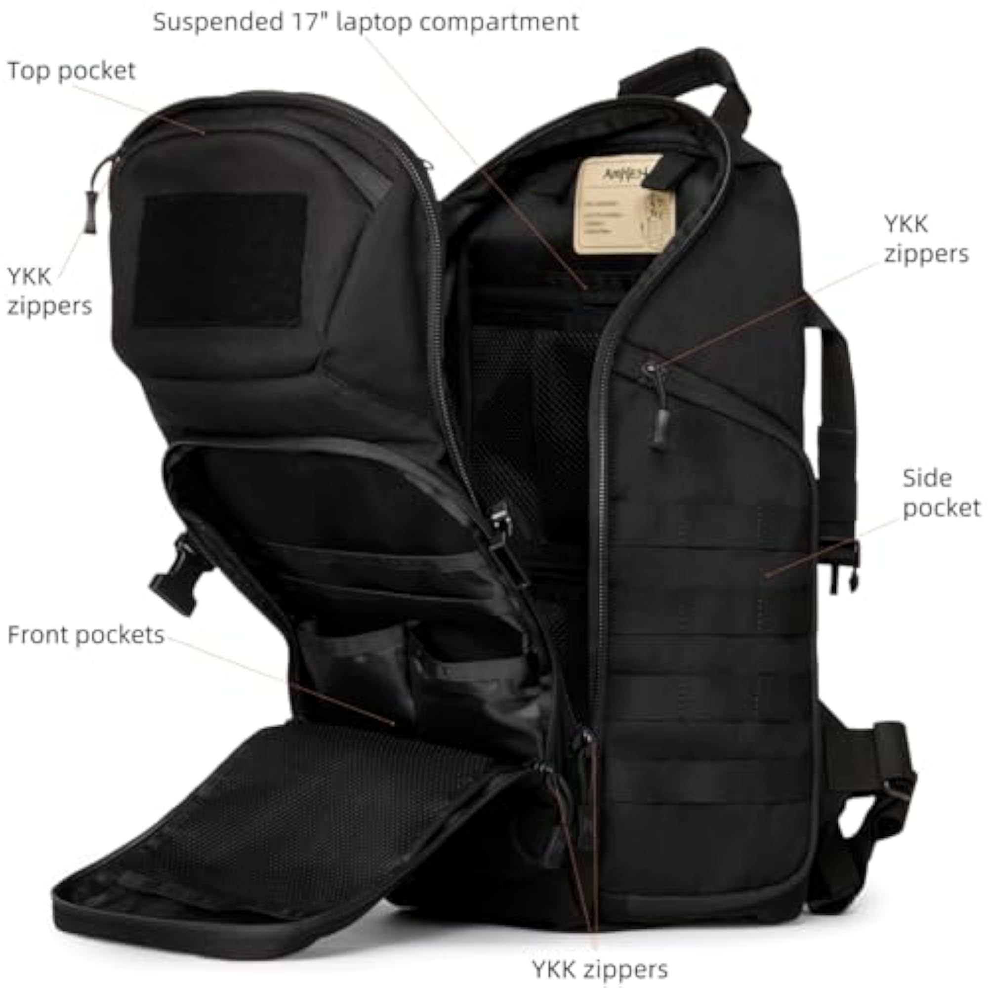 Military Molle Daypack Tactical Backpack, 32L