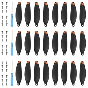 HUAREW 24Pcs Propeller für DJI Mini 4K, Mini 2 SE/ 2/ SE, Drohnen Ersatzpropeller Luftschrauben Set mit Schraubendreher und Schrauben, Geräuscharm 4726FM Luftschrauben