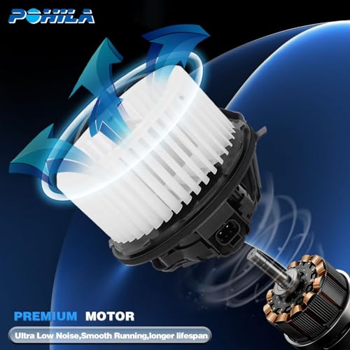 Image of 700164 Front Blower Motor for 2007-2014 Chevy Tahoe, 2007-2014 Silverado, 2007-2013 Avalanche, 2007-2014 Suburban, for 2007-2014 GMC Yukon Sierra, for 2007-2014 Cadillac Escalade, OE# 22741027