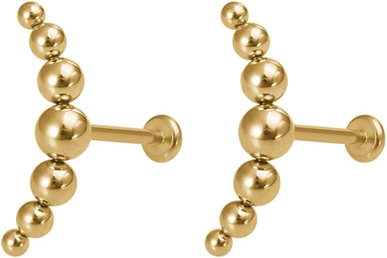 音符 アメリカン 18金 ピアス スタッド k18チェーンピアス ペリドット