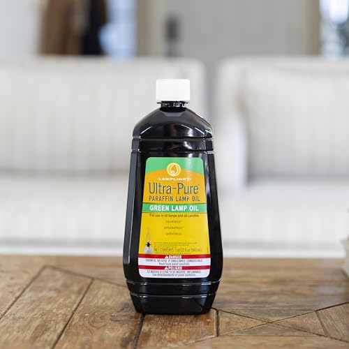 Image of Lamplight 60013, Green Ultra-Pure Lamp Oil, 32-Ounce