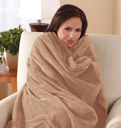 Amazon.com: Sunbeam Velvet Premium Plush Heated Electric Warming