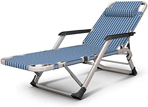 Chaise longue de camping pliable pour la sieste au bureau
