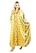 Up2date Fashion Satin Caftan/Kaftan with Geometric Print, Style Caf-36C3 Silver