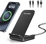 20W Fast Wireless Charger,Wireless Charging Stand Compatible with iPhone 16/16 Pro/15/14/13/12 Pro Max/Pro/11/X/8, 15W Fast Phone Charger for Galaxy S24/S23/S22/S21/Note,Pixel/Lumia/LG G8/7