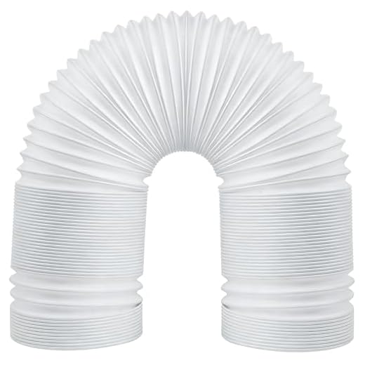 Portable Air Conditioner Hose, AC Hose with 5.9" Diameter, Anti-Clockwise Thread Length up to 80" AC Exhaust Hose for Portable AC Vent Replacement Tube Compatible with LG Air Conditioner Parts